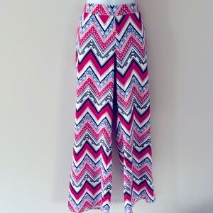 Jude Connally stretch wide leg pants M